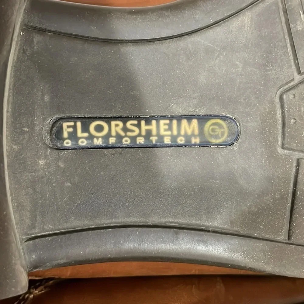Florsheim Finance Cap Toe Oxfords Cognac 10D